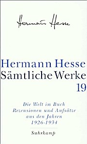 Sämtliche Werke.  Bd.19 Tl.4  Die Welt im Buch.""