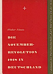Die Novemberrevolution 1918 in Deutschland.