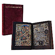 Das schwarze Gebetbuch: (Gebetbuch d. Galeazzo Maria Sforza)  Vollständiges Faksimile des Codex 1856 d. Österr. Nationalbibliothek in Wien.