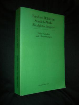 Sämtliche Werke. Frankfurter Ausgabe. Historisch-Kritische Ausgabe / Frühe Aufsätze und Übersetzungen