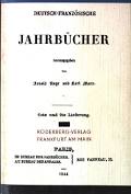 Deutsch-Französische Jahrbücher