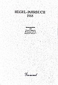 Hegel-Jahrbuch 1988.